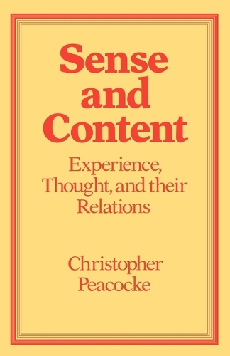 Sense and Content