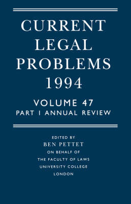 Current Legal Problems