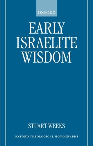 Early Israelite Wisdom