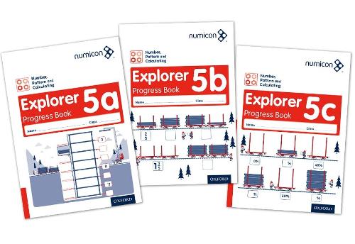 Numicon: Number, Pattern and Calculating 5 Explorer Progress Books ABC (Mixed pack)