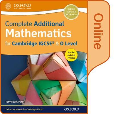 Complete Additional Mathematics for Cambridge IGCSE (R) & O Level Online Book
