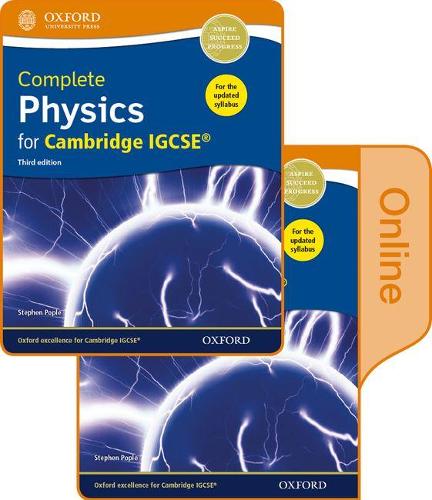 Complete Physics for Cambridge IGCSE® Print and Online Student Book Pack
