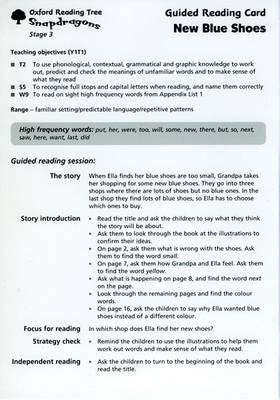 Oxford Reading Tree: Stage 3: Snapdragons: Guided Reading Cards (6 Per Pack)