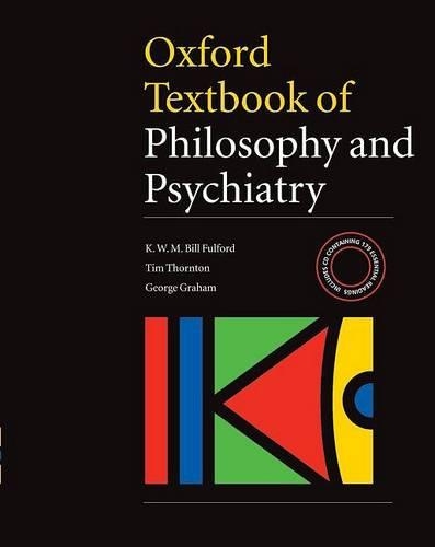 Oxford Textbook of Philosophy and Psychiatry