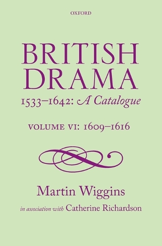 British Drama 1533-1642: A Catalogue