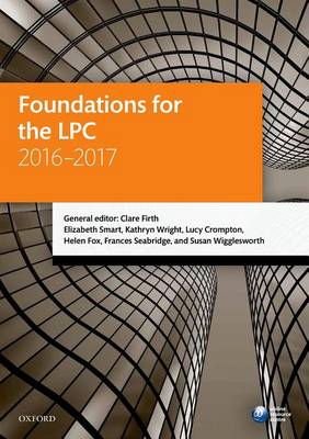 Foundations for the LPC 2016-2017