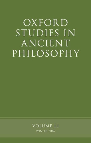 Oxford Studies in Ancient Philosophy, Volume 51