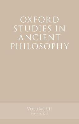 Oxford Studies in Ancient Philosophy, Volume 52