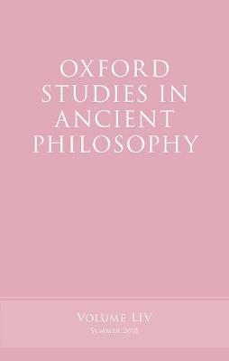 Oxford Studies in Ancient Philosophy, Volume 54