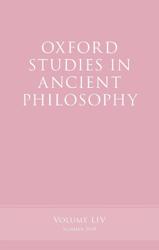 Oxford Studies in Ancient Philosophy, Volume 54