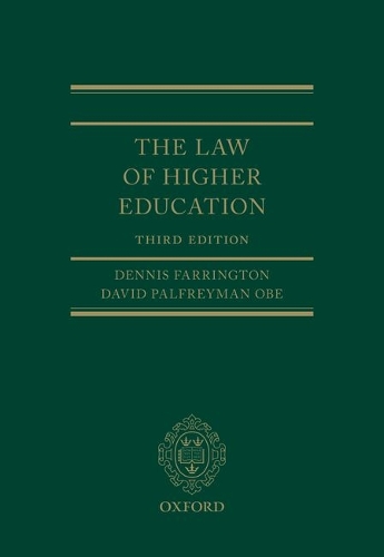 The Law of Higher Education