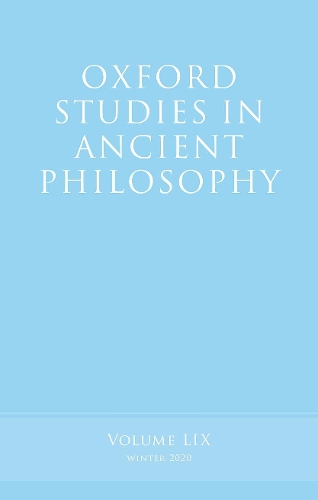 Oxford Studies in Ancient Philosophy, Volume 59
