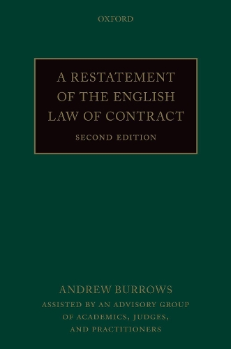 A Restatement of the English Law of Contract