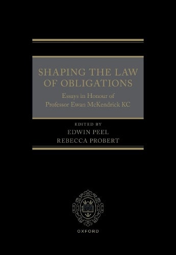 Shaping the Law of Obligations