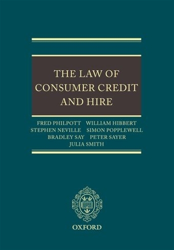 The Law of Consumer Credit and Hire