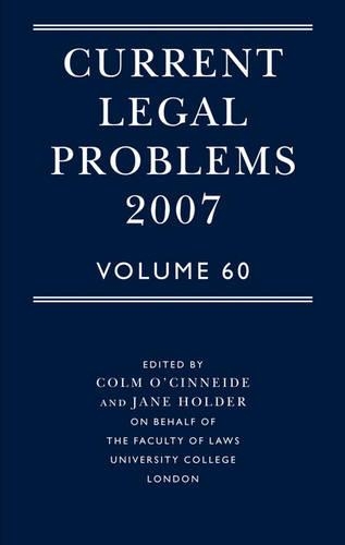 Current Legal Problems 2007