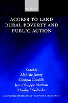 Access to Land, Rural Poverty, and Public Action
