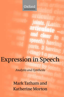 Expression in Speech