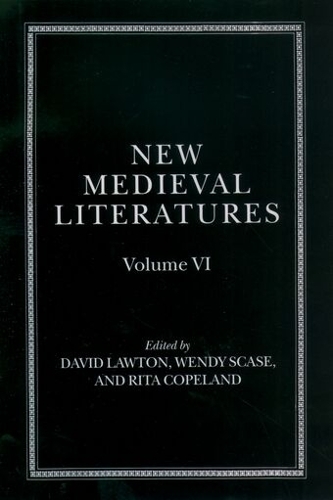 New Medieval Literatures