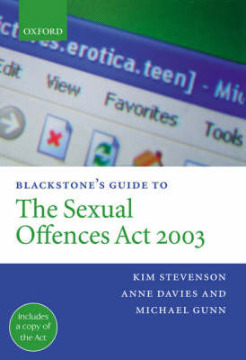 Blackstone's Guide to the Sexual Offences Act 2003