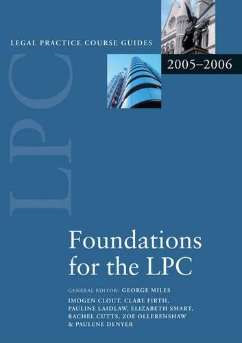 Foundations for the LPC 2006