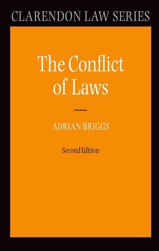 The Conflict of Laws