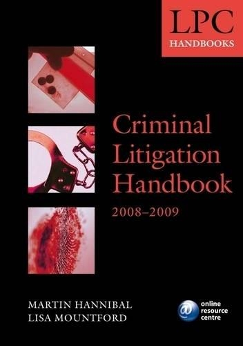 Criminal Litigation Handbook 2008-2009