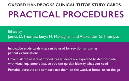 Oxford Handbooks Clinical Tutor Study Cards: Procedures