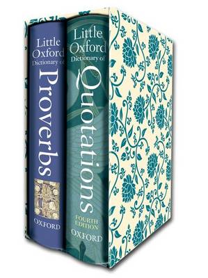 Little Oxford Gift Box: "Little Oxford Dictionary of Quotations", "Little Oxford Dictionary of Proverbs"