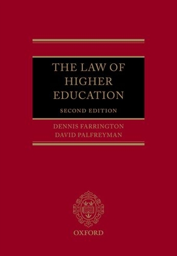 The Law of Higher Education