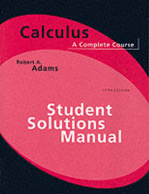 Calculus: Student's Solutions Manual Students Solutions Manual
