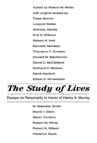 The Study of Lives
