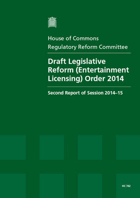 Draft Legislative Reform (Entertainment Licensing) Order 2014