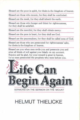 Life Can Begin Again