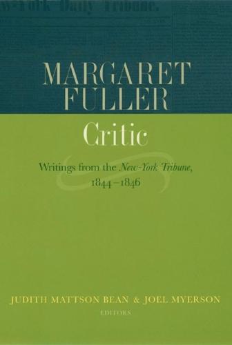 Margaret Fuller, Critic