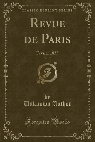 Revue de Paris, Vol. 2