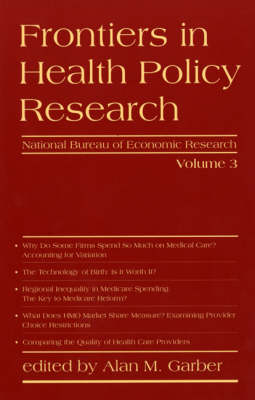 Frontiers in Health Policy Research: Volume 3