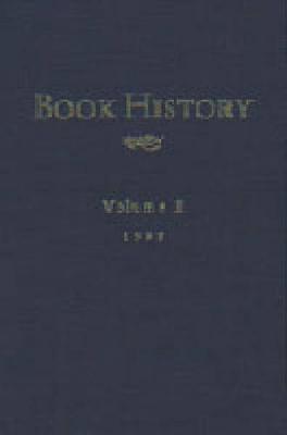 Book History, Vol. 1