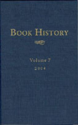 Book History, Vol. 7