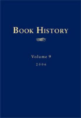 Book History, vol. 9