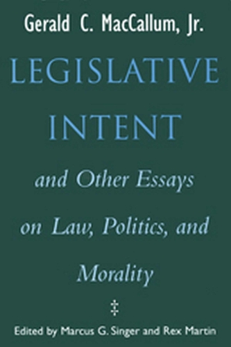 Legislative Intent