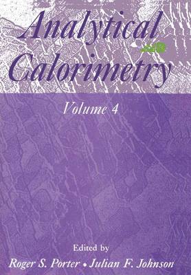 Analytical Calorimetry: Volume 4