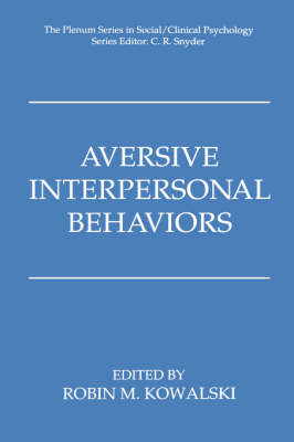 Aversive Interpersonal Behaviors