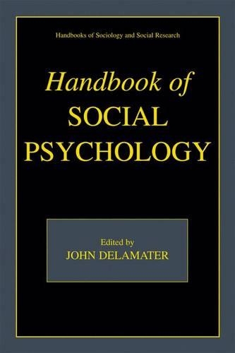 Handbook of Social Psychology