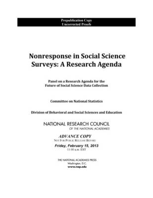 Nonresponse in Social Science Surveys