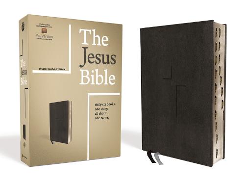 The Jesus Bible, ESV Edition, Leathersoft, Black, Thumb Indexed
