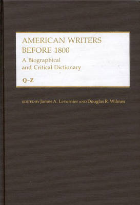 American Writers Before 1800: v. 3