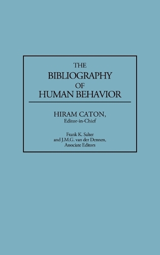 The Bibliography of Human Behavior