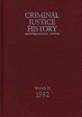 Criminal Justice History