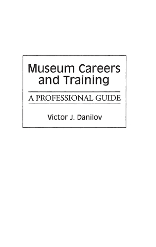 Museum Careers and Training